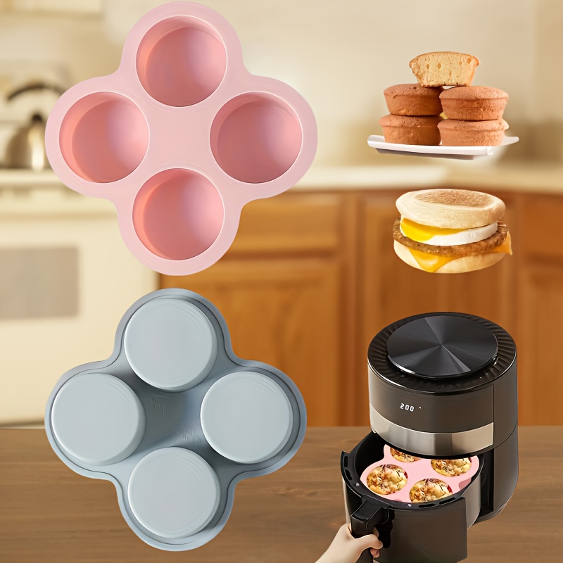 Kitchen Baking Store - 4-Cavity Silicone Baking Mold, Kitchen Tools