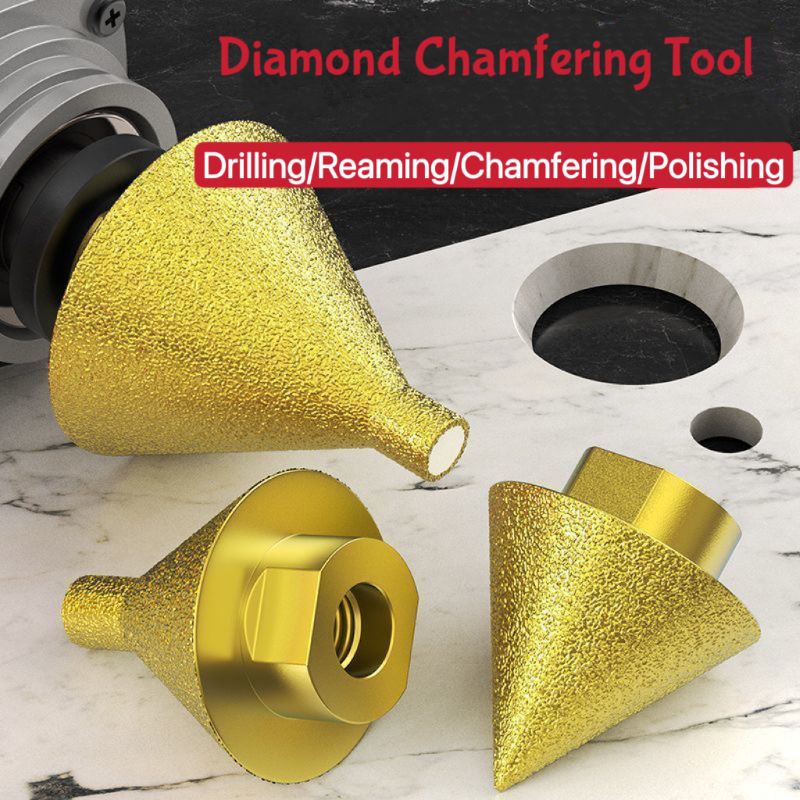 Rolling Pin Marble - M14/10 Diamond Chamfering Drill Bit Hole
