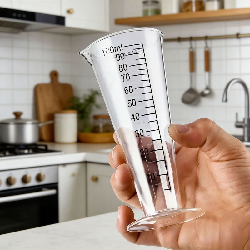Kitchen And Baking - 1pc 100ml Plastic Measuring Cup with