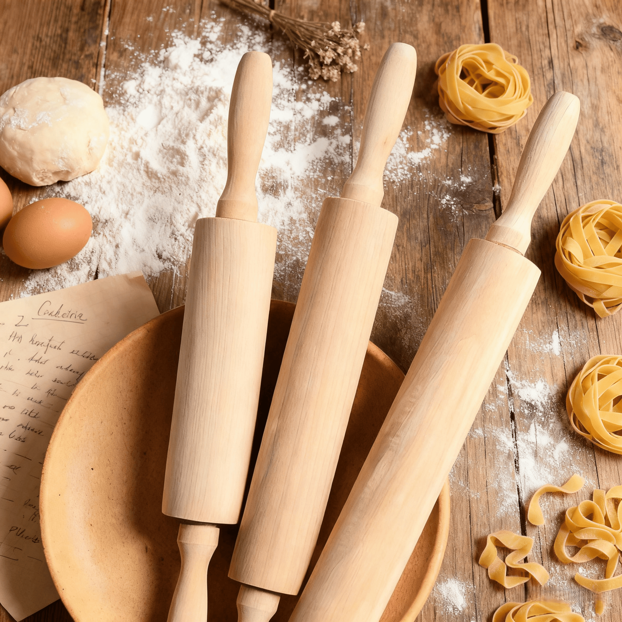 Rolling Pin Marble - Solid wood rolling pin Solid wood