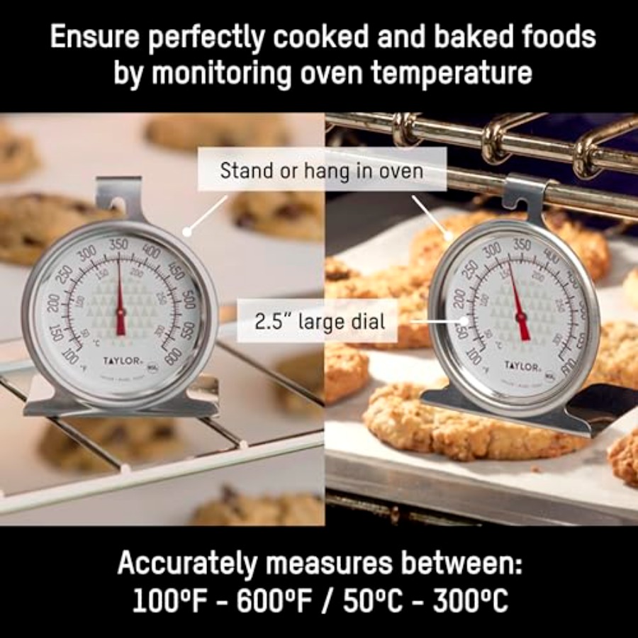 Large 2.5 Inch Dial Kitchen Co – Oven Thermometer Analog recenzja i cena