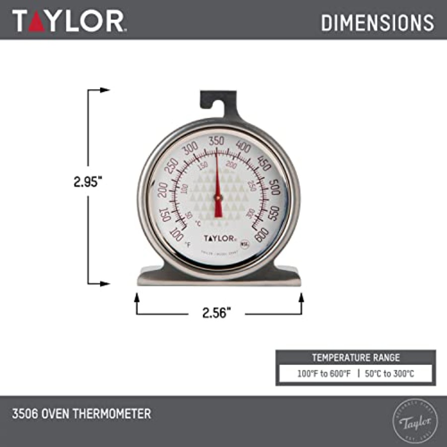 Large 2.5 Inch Dial Kitchen Co – Oven Thermometer Analog recenzja i cena