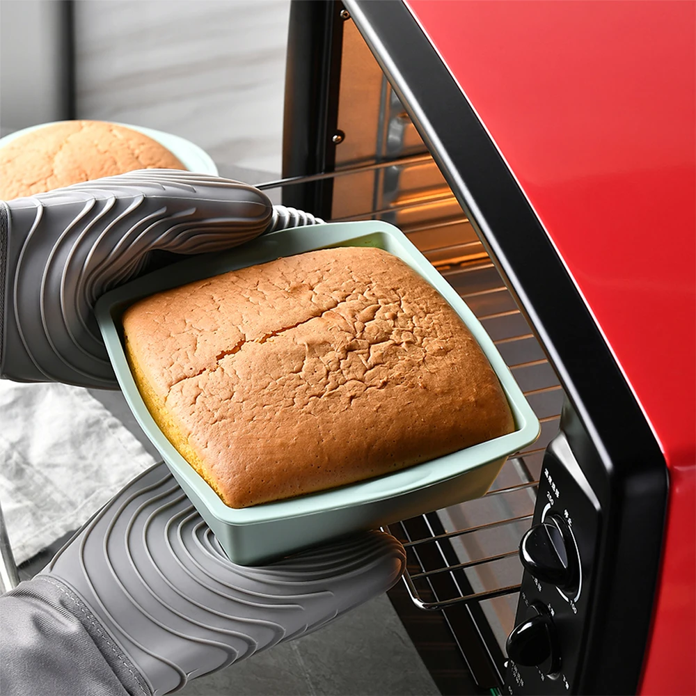 1/4Pcs Silicone Square Cake Mo – Kitchen Baking Ware recenzja i cena