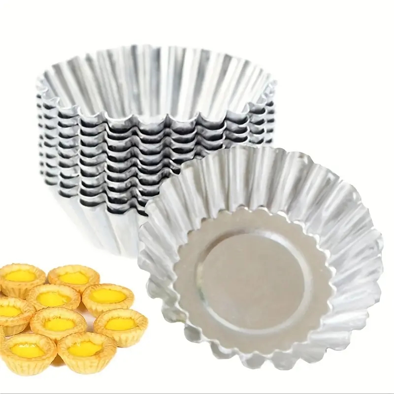 Reusable  Aluminum Egg Tart Mo – Kitchen Baking Store recenzja i cena