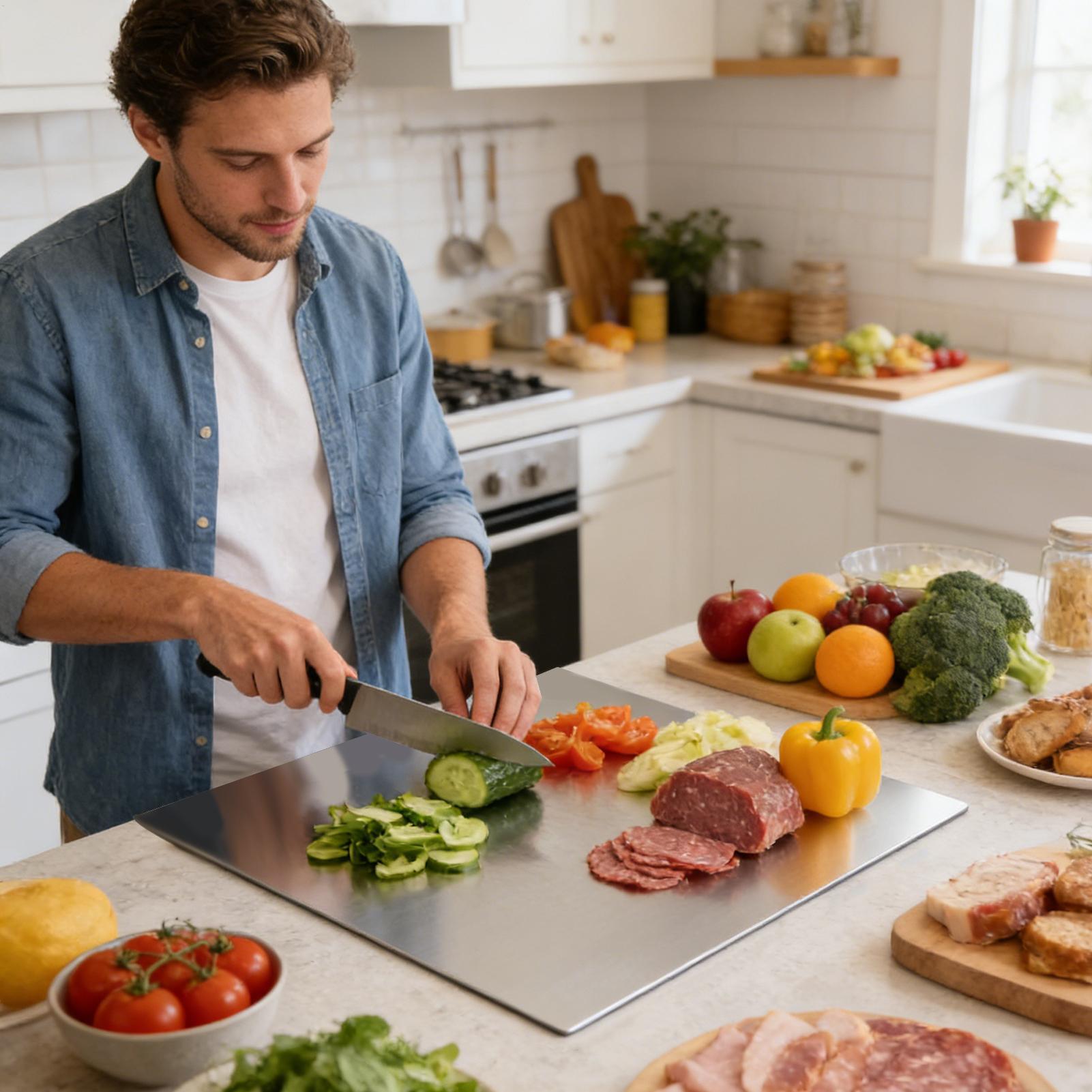 Stainless Steel Cutting Board  – Kitchen And Baking recenzja i cena