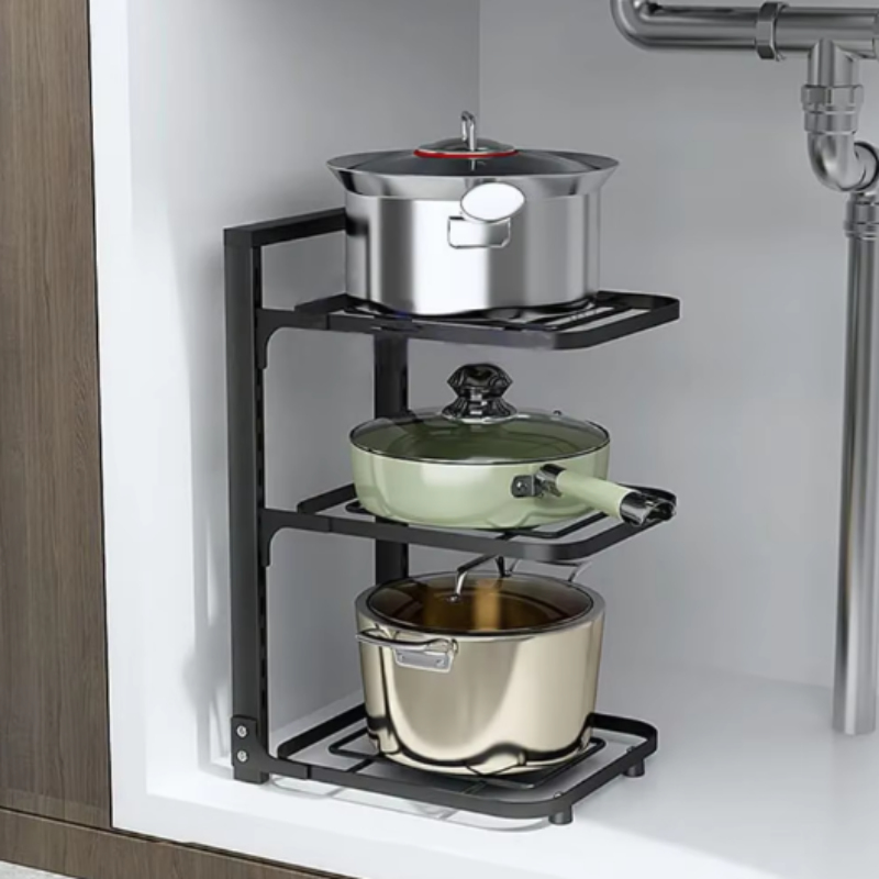 Adjustable Pot Rack Organizer, – Kitchen Baking Pan Organizer recenzja i cena