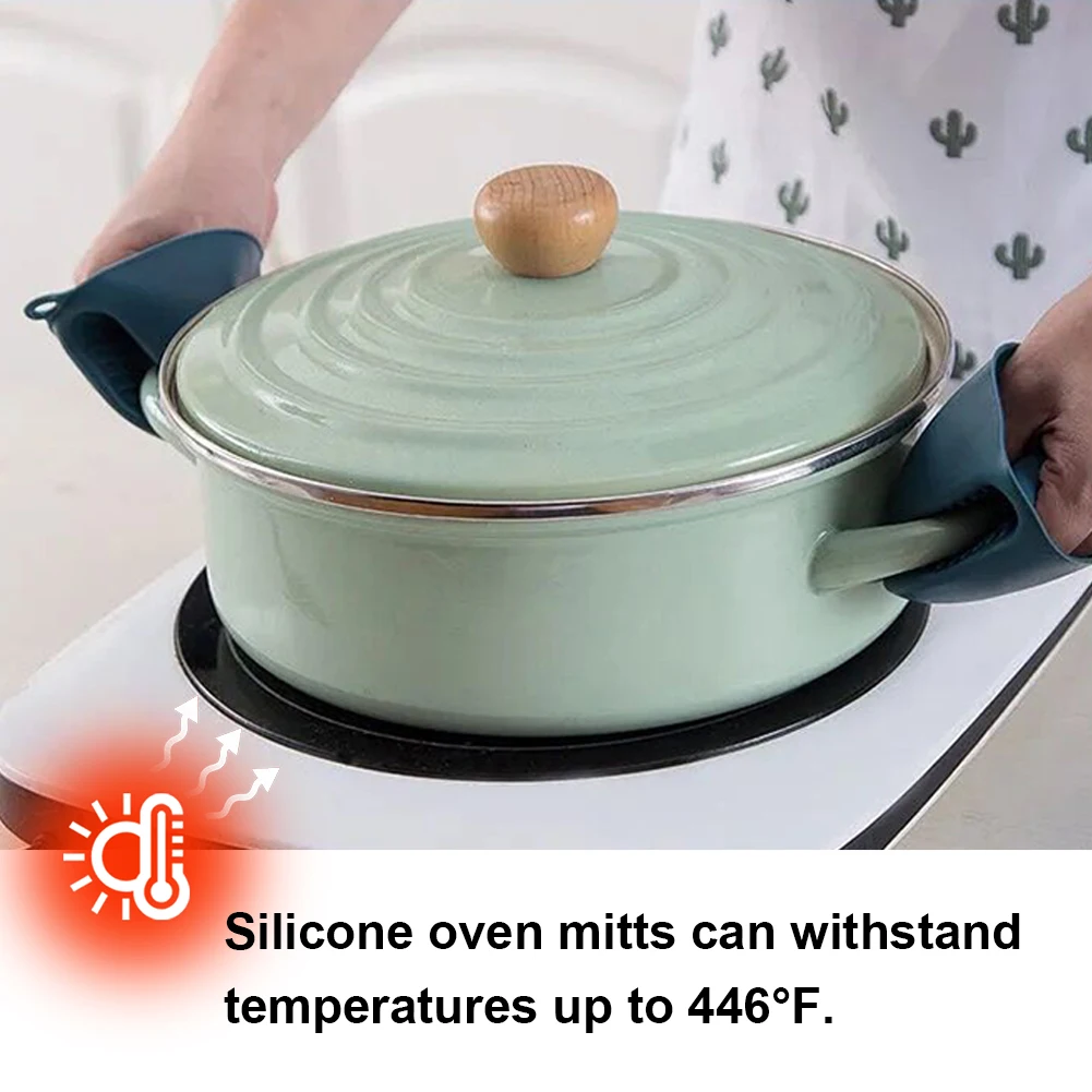 Silicone Oven Mitts Heat Resis – Kitchen Baking Ware recenzja i cena
