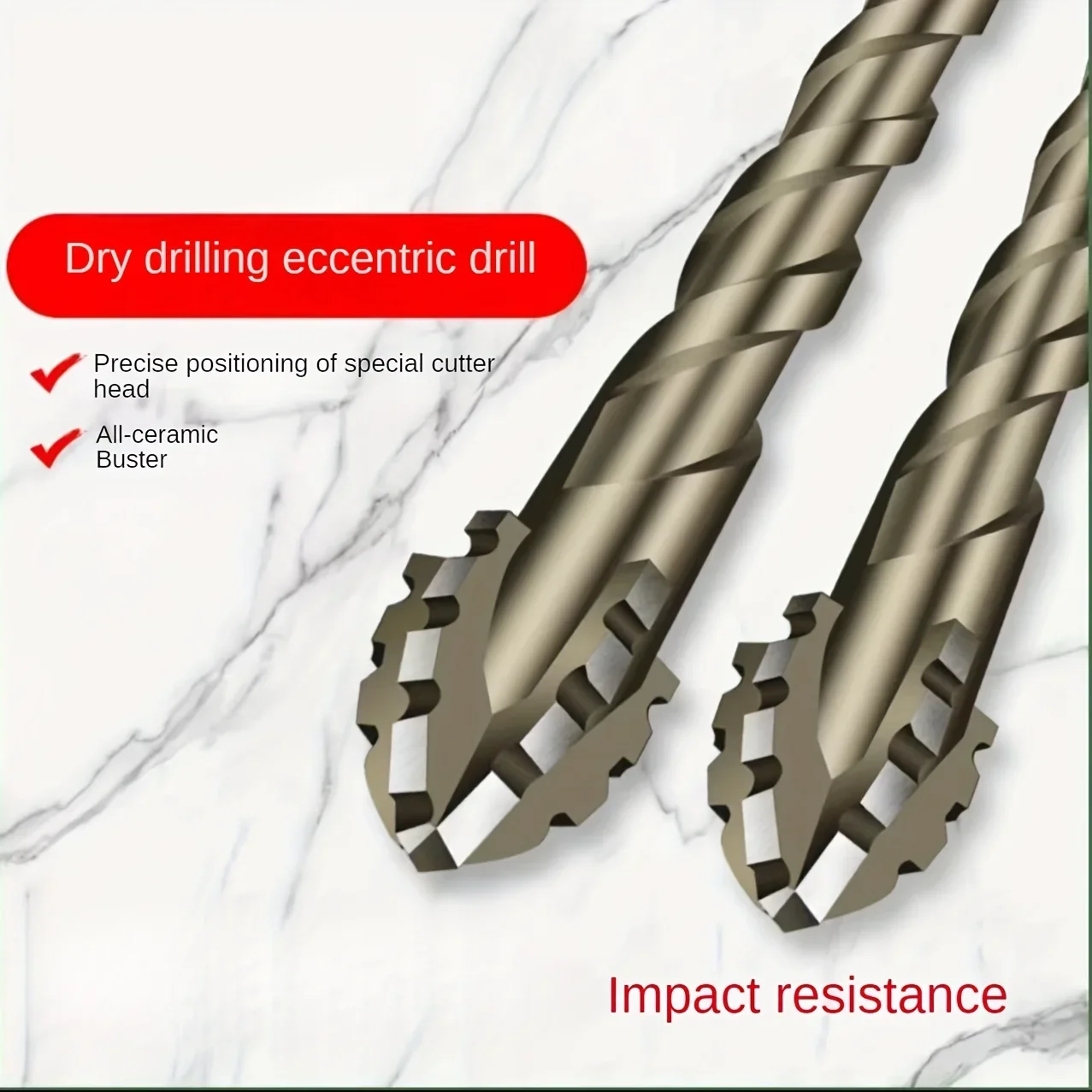 4-Flute Carbide Drill Bit Set  – Rolling Pin Marble recenzja i cena