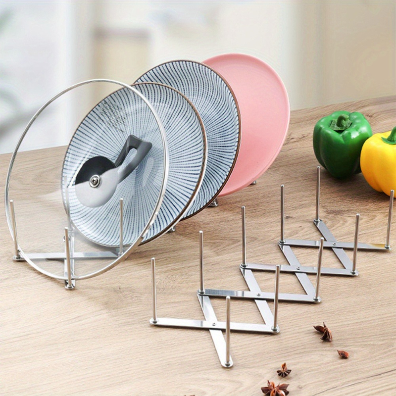 Pot Lid Rack Pan Lid Organizer – Kitchen Baking Pan Organizer recenzja i cena