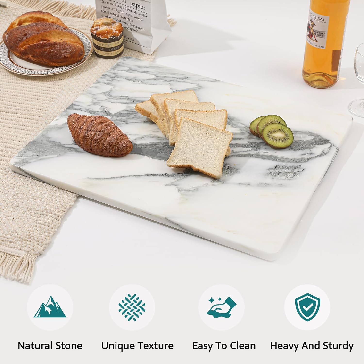 Marble Stone Cutting Board For – Kitchen And Baking recenzja i cena