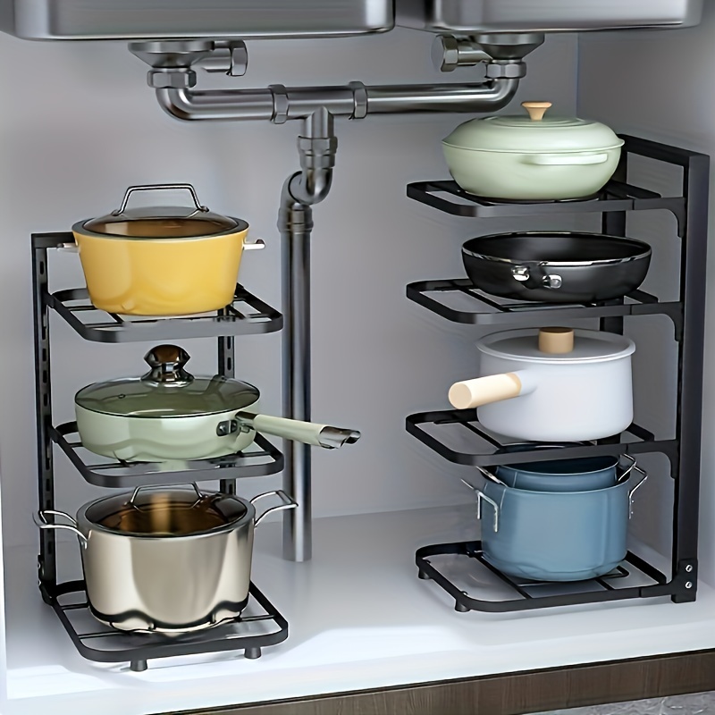 Adjustable Pot Rack Organizer, – Kitchen Baking Pan Organizer recenzja i cena
