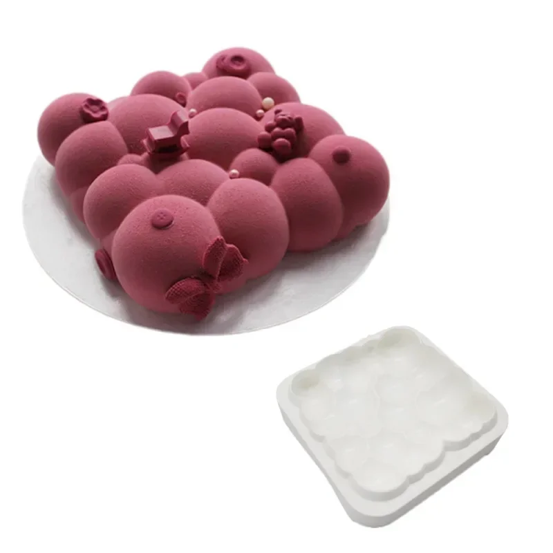 3D Square Cloud Shaped Silicon – Kitchen Baking Ware recenzja i cena