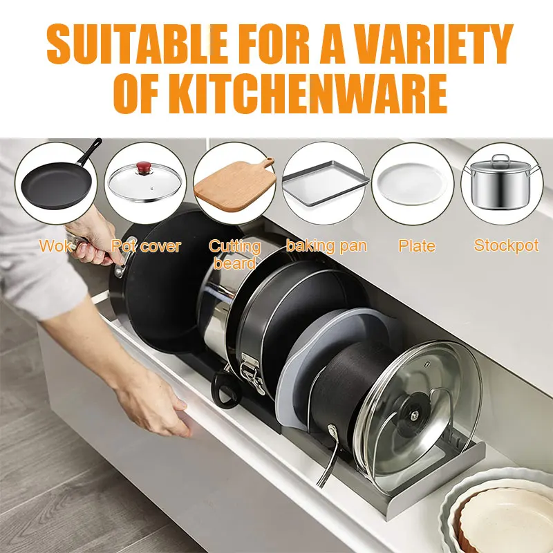 Expandable Kitchen Cabinet Org – Kitchen Baking Pan Organizer recenzja i cena