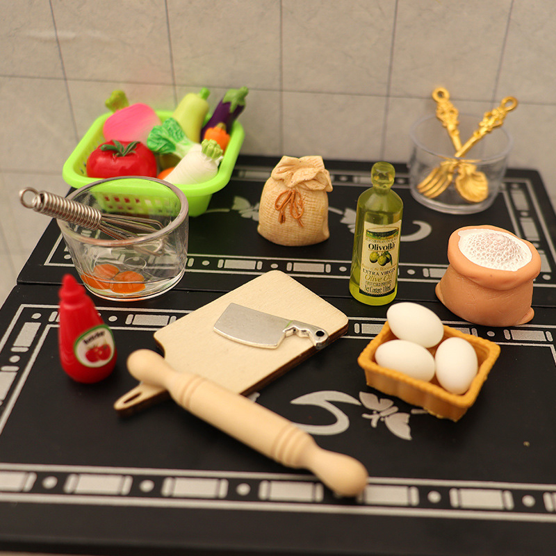 1/12 Dollhouse Miniature Kitch – Kitchen And Baking recenzja i cena