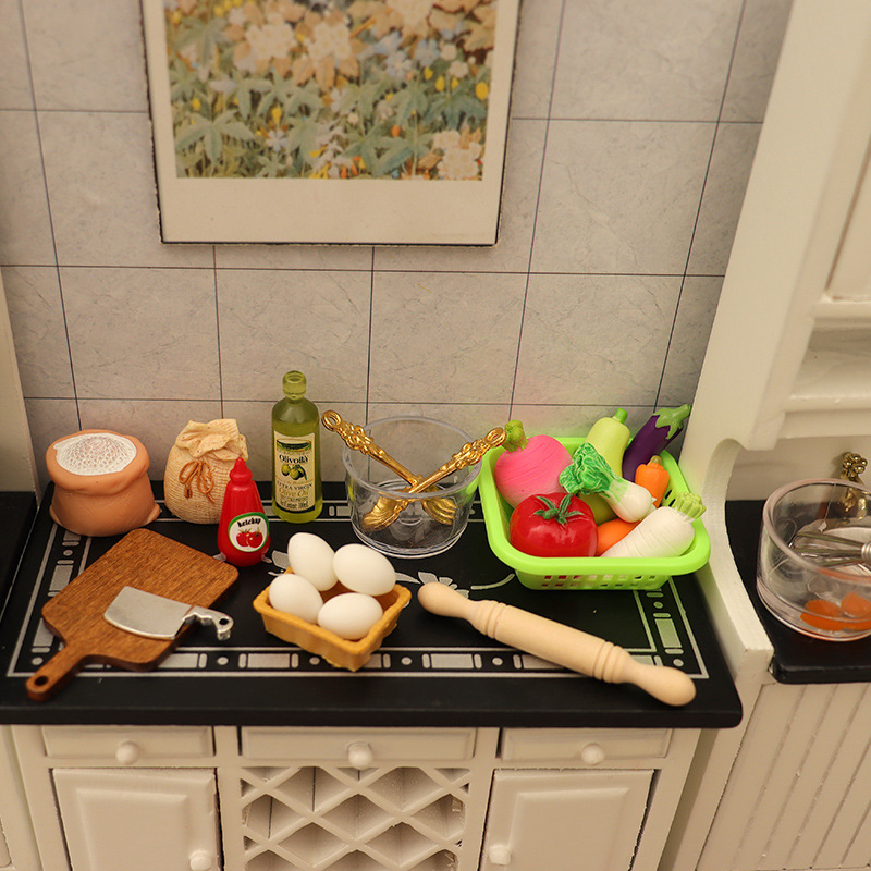 1/12 Dollhouse Miniature Kitch – Kitchen And Baking recenzja i cena