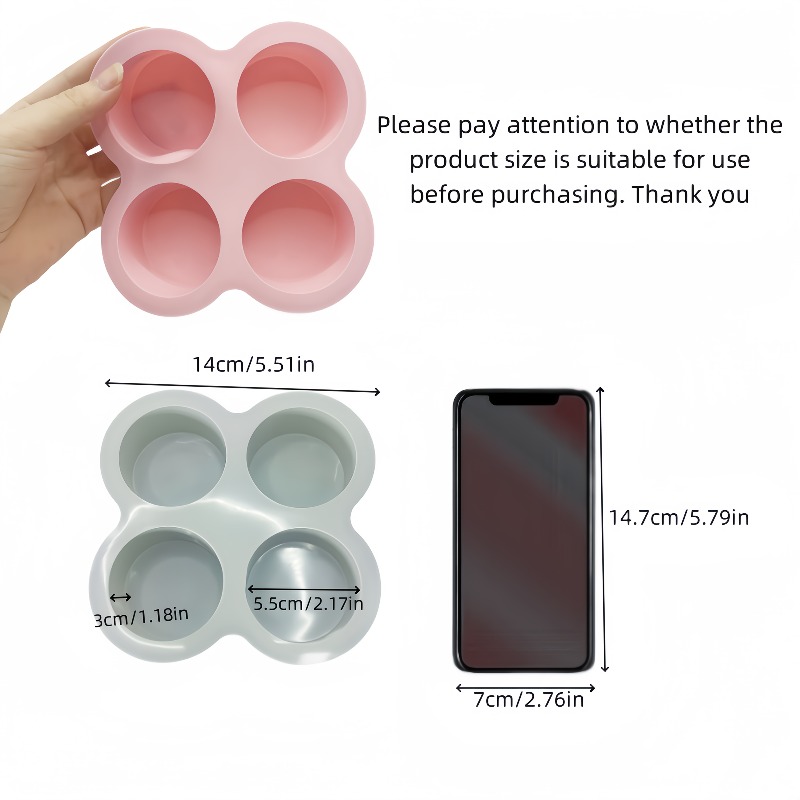4-Cavity Silicone Baking Mold, – Kitchen Baking Store recenzja i cena