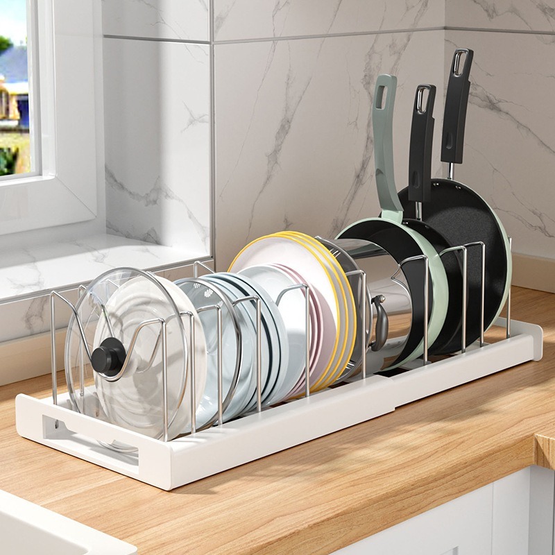 Expandable Kitchen Cabinet Pot – Kitchen Baking Pan Organizer recenzja i cena