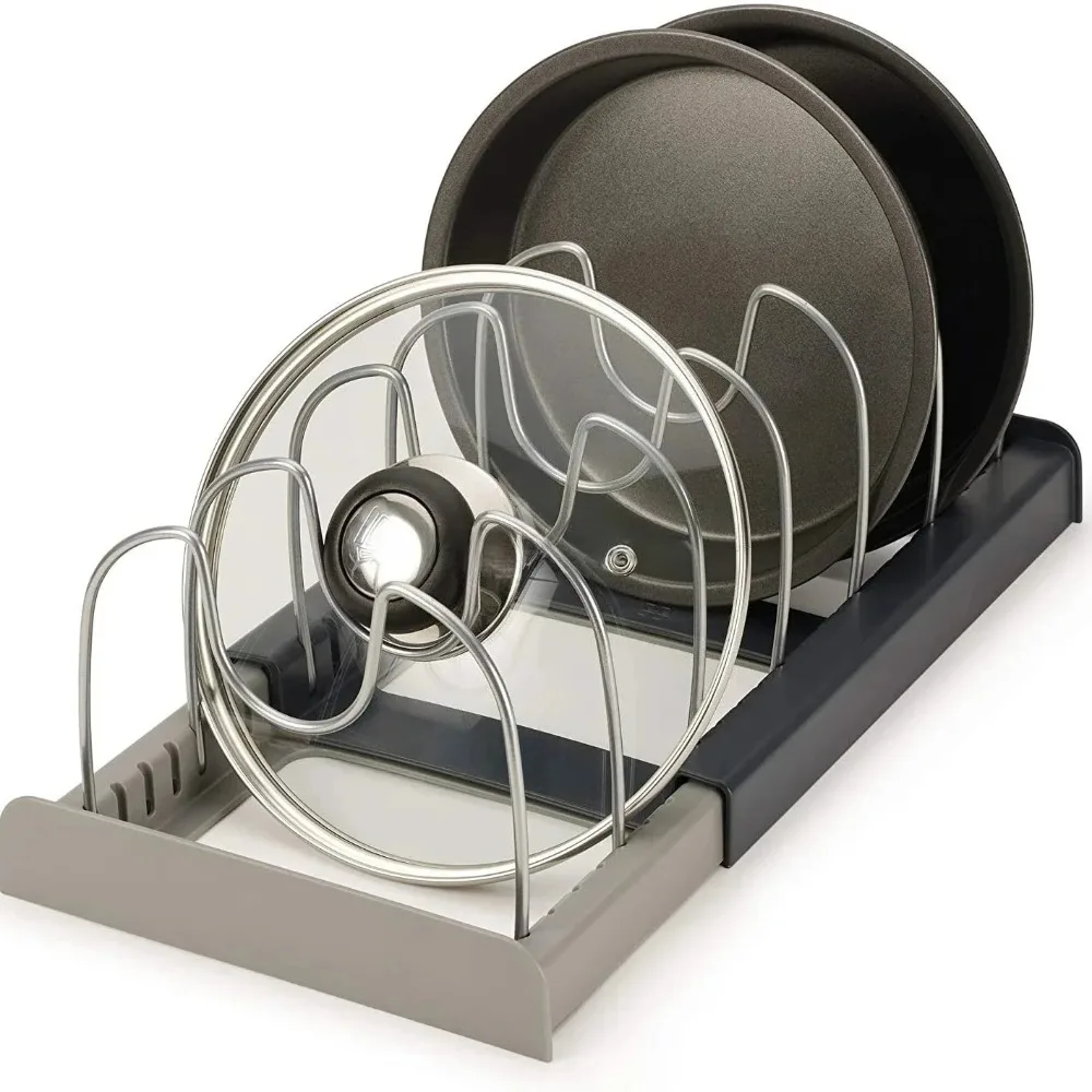 1Pc 7-grid Telescopic Pot Rack – Kitchen Baking Pan Organizer recenzja i cena