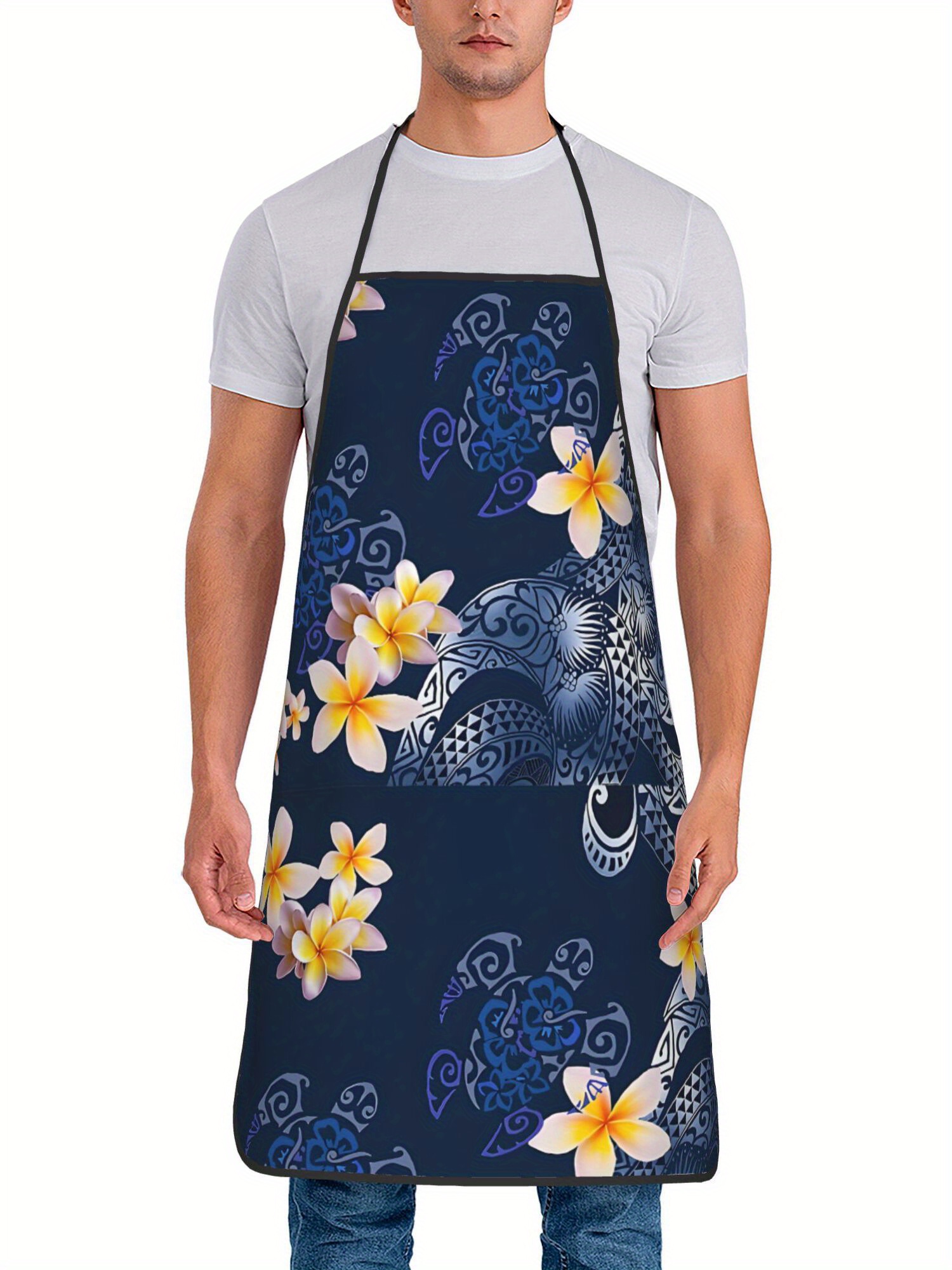 Hawaiian Plumeria Apron Tropic – Kitchen Baking Island recenzja i cena