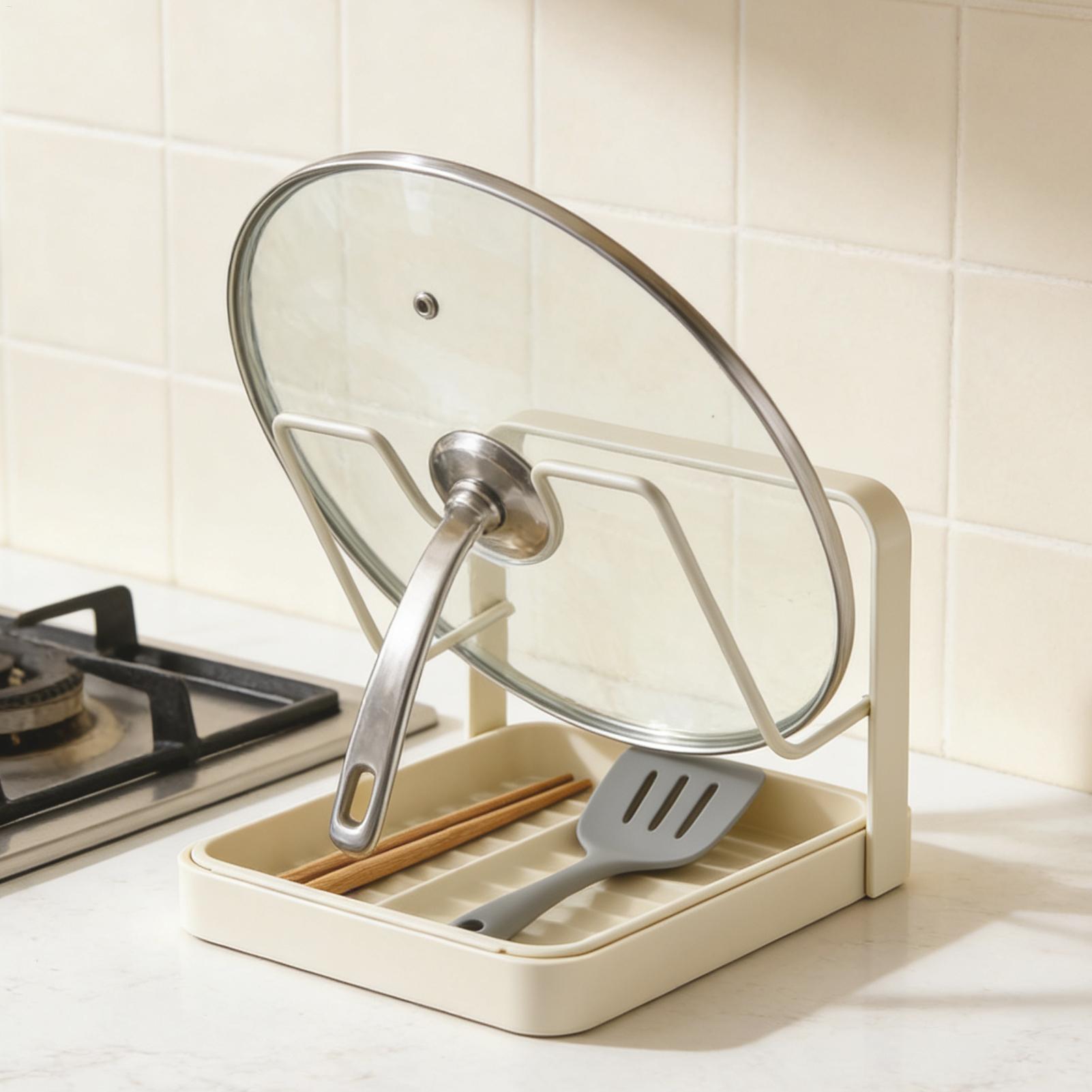 Pot Lid Organizer Anti-Slip Ki – Kitchen Baking Pan Organizer recenzja i cena