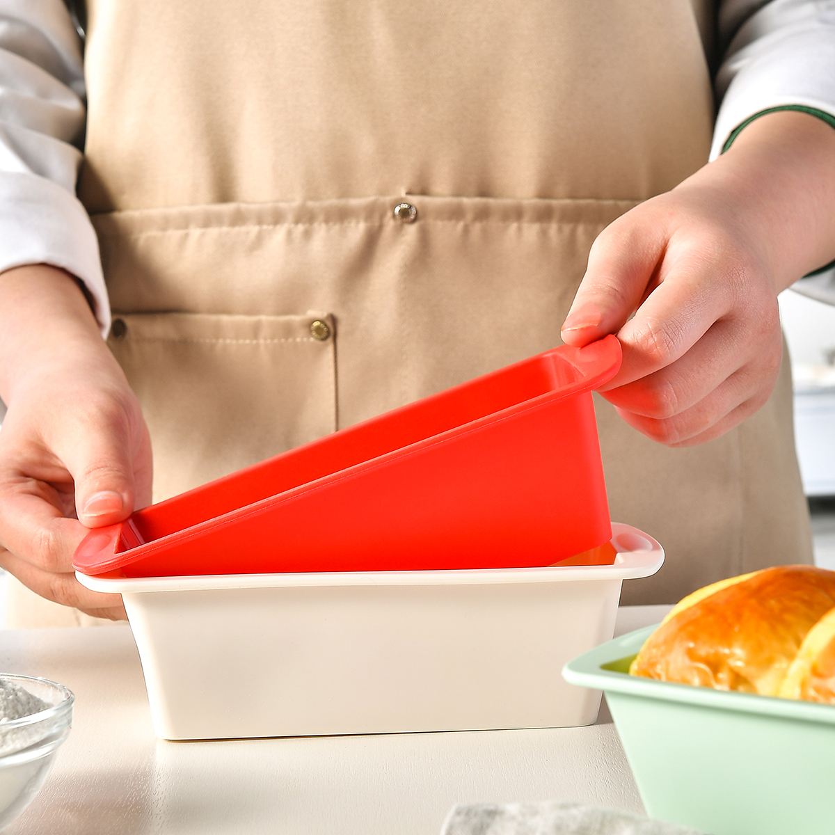 1/4Pcs Household Rectangular S – Kitchen Baking Ware recenzja i cena