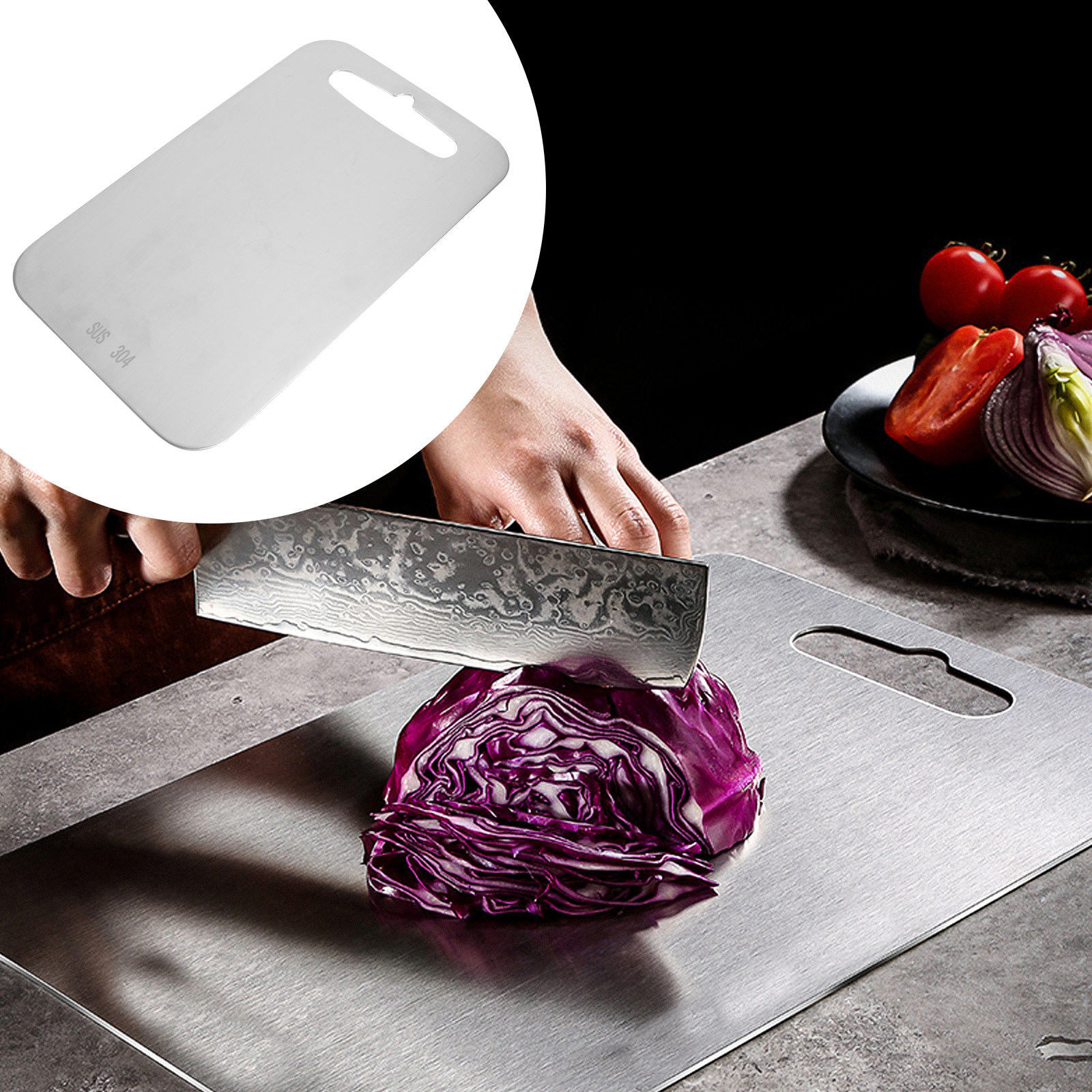 Stainless Steel Cutting Board  – Kitchen And Baking recenzja i cena