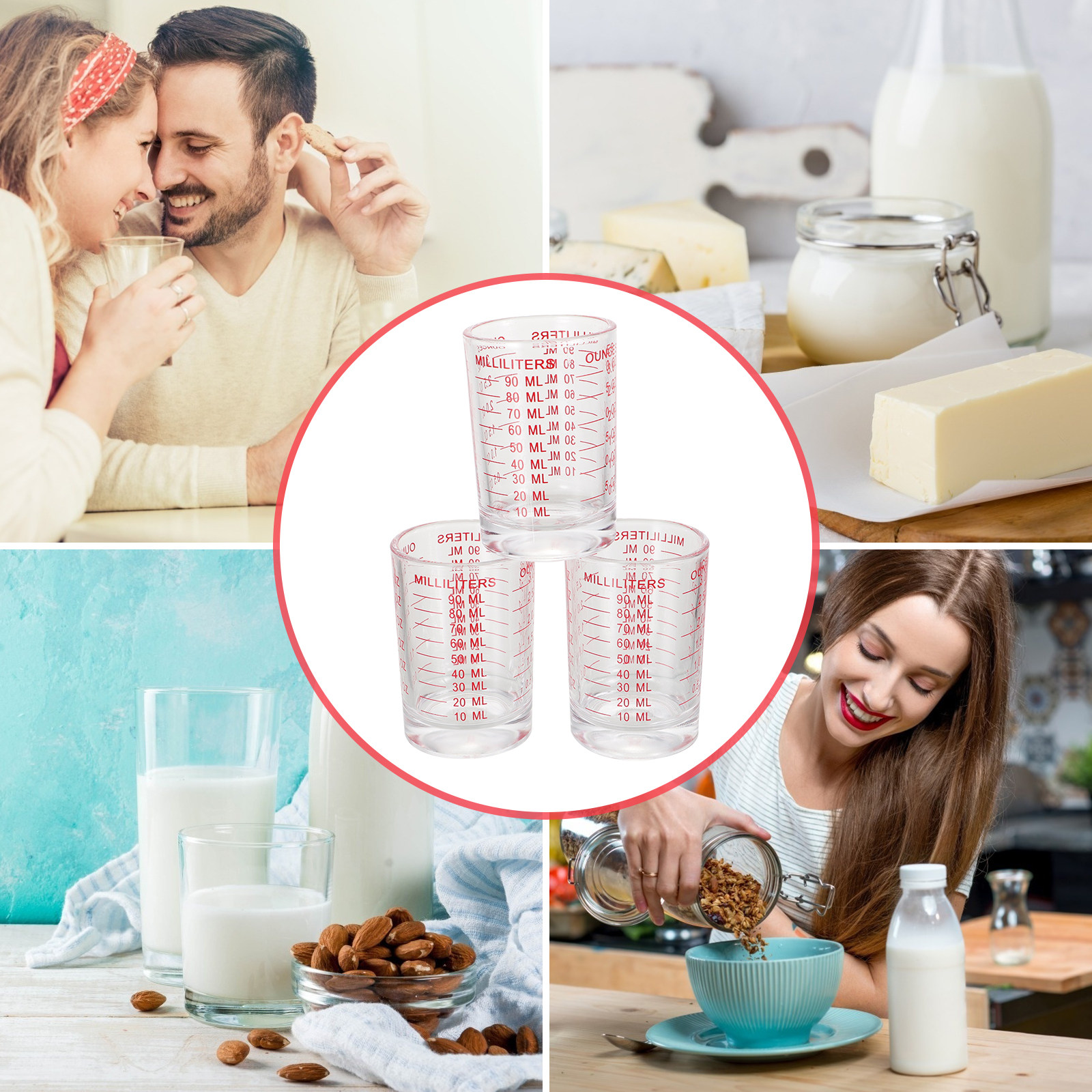 3Pcs Transparent High Quality  – Kitchen And Baking recenzja i cena