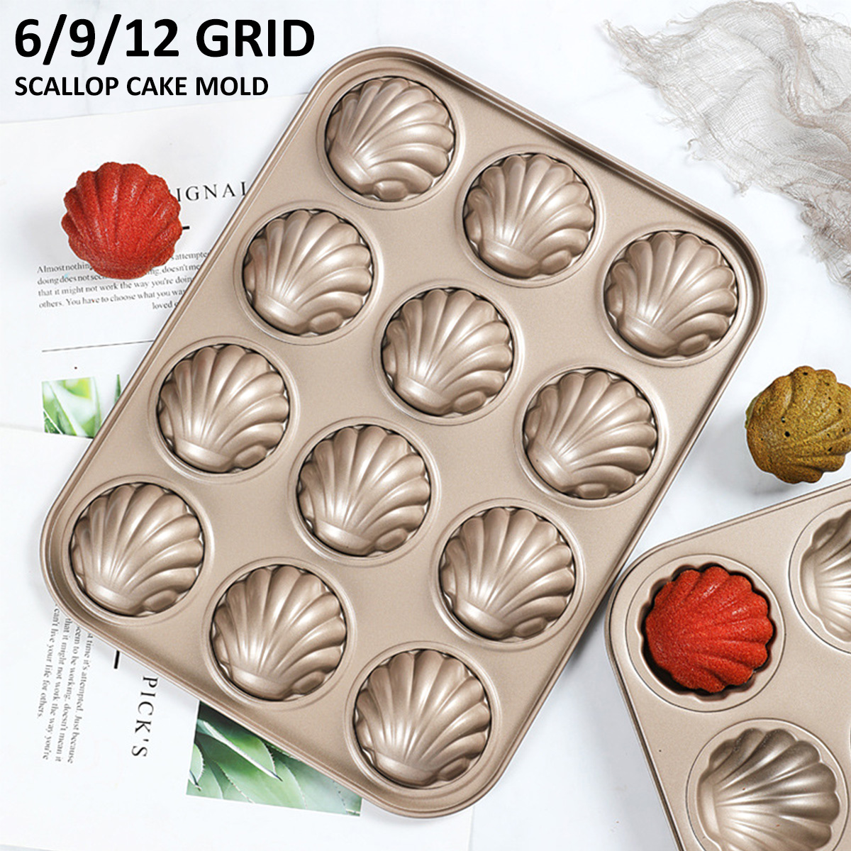 Madeleine Mold Shell Shape Bak – Kitchen Baking Ware recenzja i cena