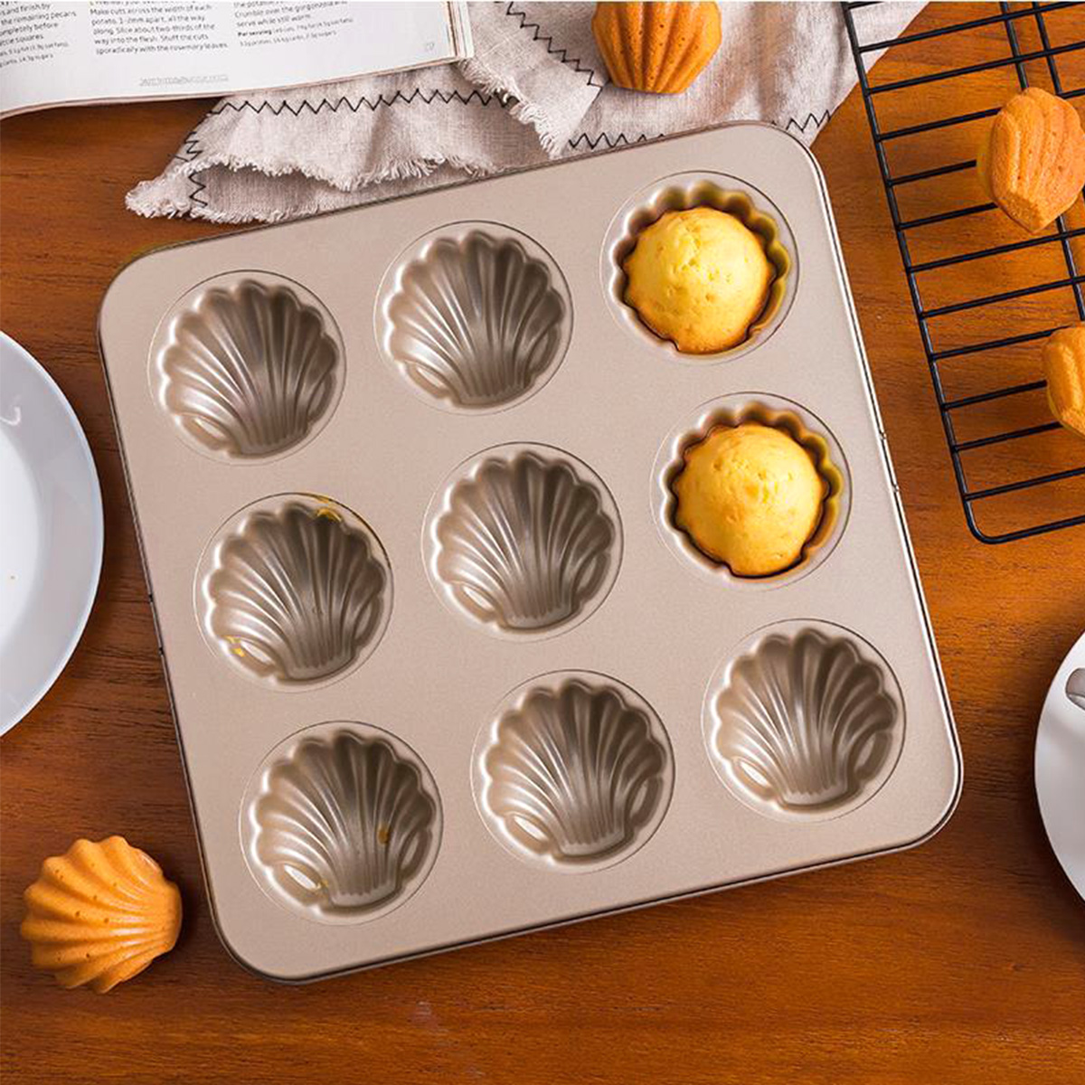 Madeleine Mold Shell Shape Bak – Kitchen Baking Ware recenzja i cena